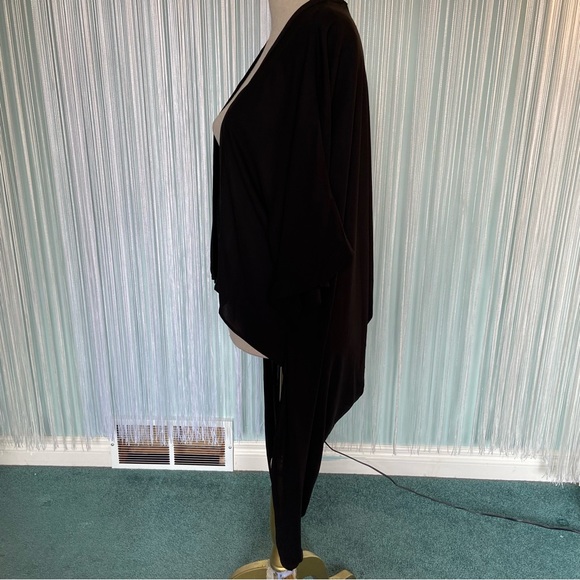 Asos Draped Black Kimono Cardigan Size US 0 NWT - Picture 6 of 17